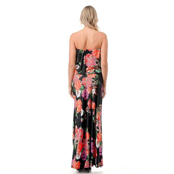NEW VAVA vava anouk tube long dress in summer floral in summer floral - Picture 3 of 3